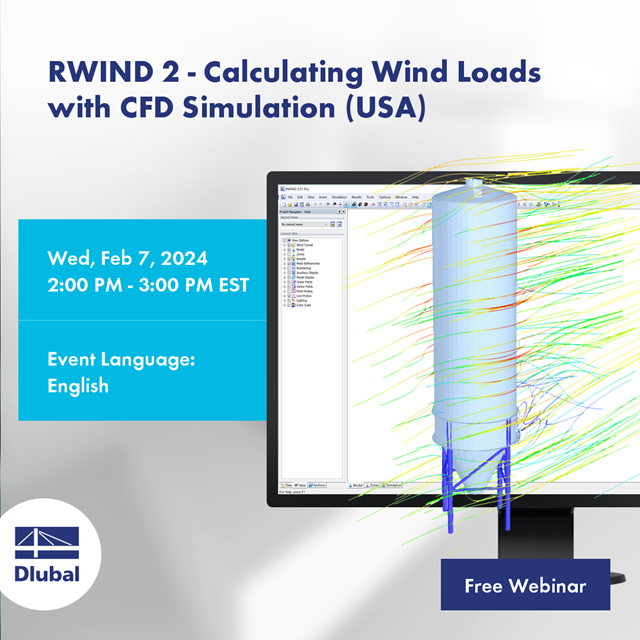 RWIND 2 - Calcolo dei carichi del vento con CFD Simulation (USA)